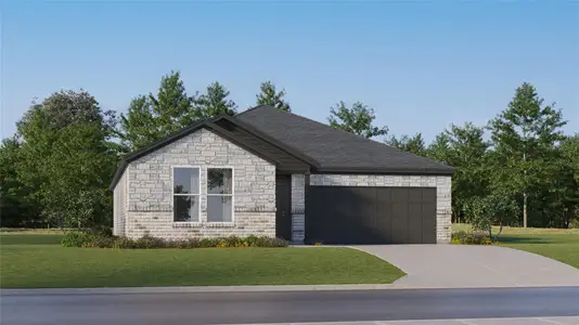New construction Single-Family house 300 Rock Springs Dr, Marble Falls, TX 78654 plan Walsh - image