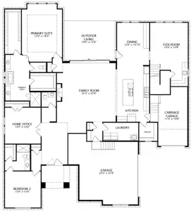 New construction Single-Family house 18515 Powder Ml, San Antonio, TX 78257 plan Trinity - image