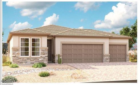 New construction Single-Family house 17801 W Blue Sky Drive, Surprise, AZ 85387 Sunstone- photo 0