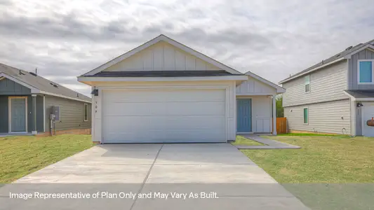 New construction Single-Family house 196 Surrey Oaks, Maxwell, TX 78656 plan The Emma - image