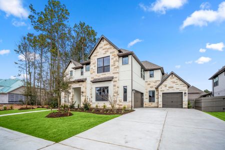 New construction Single-Family house 15615 Early Bird Ln, Conroe, TX 77302 plan Sabine 3972 - image