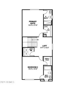 Carina Floorplan Second Floor