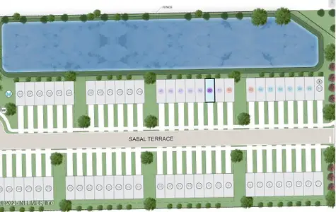 New construction Townhouse house 7233 Sabal Ter, Jacksonville, FL 32210 plan Juniper - image