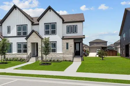 New construction Townhouse house 535 Emory Crossing Blvd, Hutto, TX 78634 plan The Alderney - image