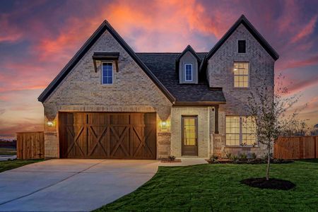 New construction Single-Family house 17301 Autumn Falls Dr, Manor, TX 78653 Jordan- photo 0