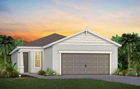 New construction Single-Family house 1120 Canopy View Wy, Minneola, FL 34715 plan Compass - image