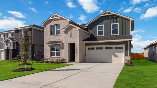 New construction Single-Family house 14920 Monarch Ranch Dr, Manor, TX 78653 plan The Ozark - image