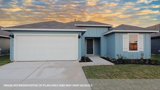 New construction Single-Family house 224 Wirecrested Dr, Lockhart, TX 78644 The Denton- photo 0