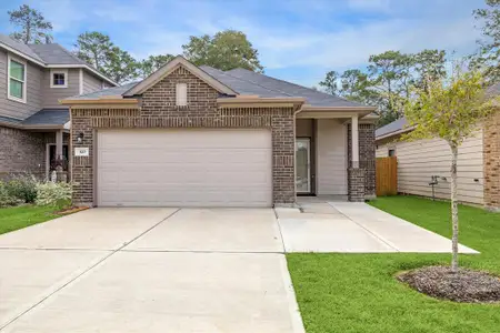 New construction Single-Family house 320 Lane Emerald Thicket, Huffman, TX 77336 null- photo 0 0