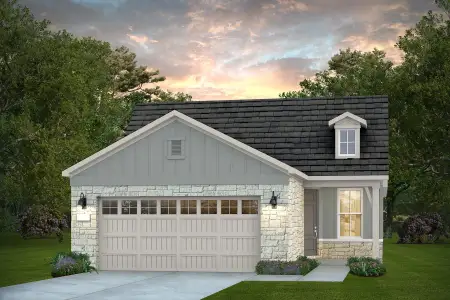 New construction Single-Family house 701 Silver Spur Blvd, Georgetown, TX 78633 plan Contour - image