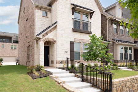 New construction Townhouse house 7845 Sunset Boulevard, Rowlett, TX 75088 Caspian- photo 0