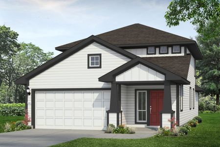 New construction  house 10322 Gala Jct, San Antonio, TX 78224 plan Applewhite Meadows 2107 - image