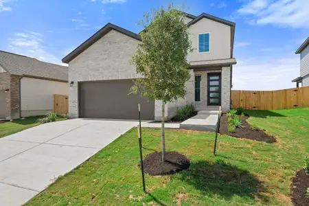 New construction Single-Family house 13104 Cerulean Spring Dr, Buda, TX 78610 plan Veranda - image
