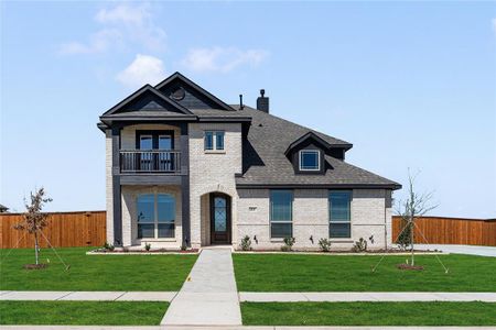 New construction Single-Family house 415 Birkdale Ln, Red Oak, TX 75154 plan Dewberry III Side Entry - image