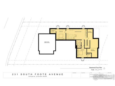 The architect seller has crafted a main level primary suite floorplan with an ADU that can be constructed on the lot. Use this design or bring your own. Lower Level.