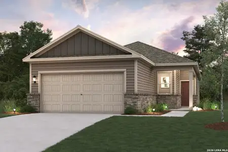 New construction Single-Family house 4847 Sahara Vlys, San Antonio, TX 78222 plan Isabella - 1585 - image