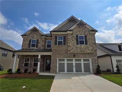 New construction Single-Family house 2447 Enchanted Sky Wy, Dacula, GA 30019 plan Canyon - image