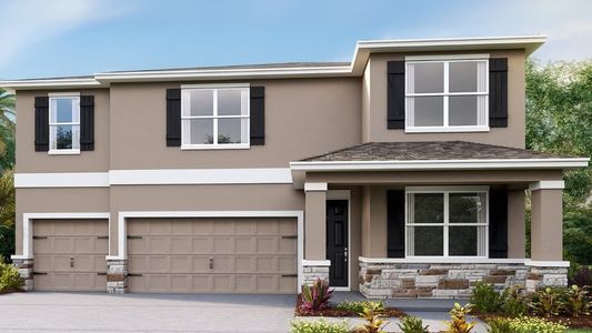 New construction Single-Family house 7548 Broad River Ave, Land O' Lakes, FL 34638 plan Torino - image