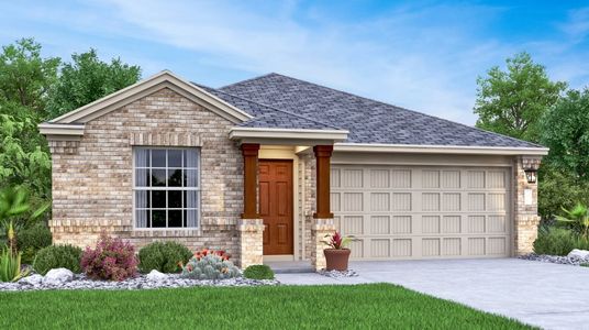 New construction Single-Family house 1525 Chapel Ranch Road, Georgetown, TX 78628 Collins- photo 0