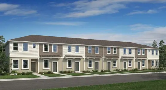 New construction Townhouse house 8680 Daybreak St, Sarasota, FL 34241 plan Ivy - image