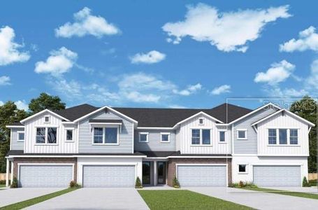 New construction Townhouse house 559 Astera Winds Lane, Lake Mary, FL 32746 The Bingley- photo 0