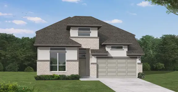 New construction Single-Family house 536 Los Aliso Ct, Liberty Hill, TX 78642 plan Delta - image