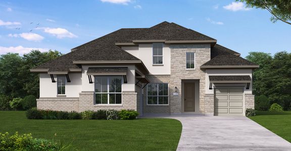 New construction Single-Family house 1908 Bay Dun Ct, Aubrey, TX 76227 Claude- photo 0