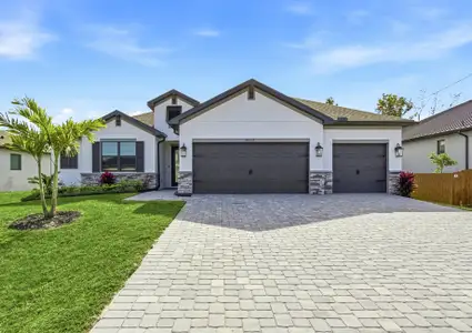New construction Single-Family house 3603 Chiquita Blvd S, Cape Coral, FL 33914 plan Montego - image