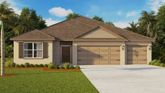 New construction Single-Family house 1753 Hummingbird Rd, Winter Haven, FL 33880 plan Covington - image
