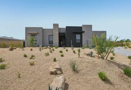 New construction Single-Family house 13357 E Buckskin Tr, Scottsdale, AZ 85255 plan 7024 Elevation B - image