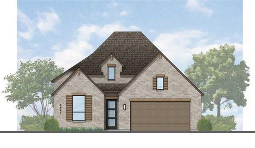 New construction Single-Family house 9820 Oak Glade Dr, Denton, TX 76207 plan Surrey - image