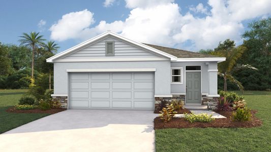 New construction Single-Family house 10370 Tucker Rd, Weeki Wachee, FL 34613 plan Harper - image