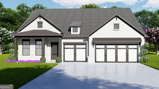 New construction Single-Family house 144 Rosewood Park Dr, Hoschton, GA 30548 plan Noble - image