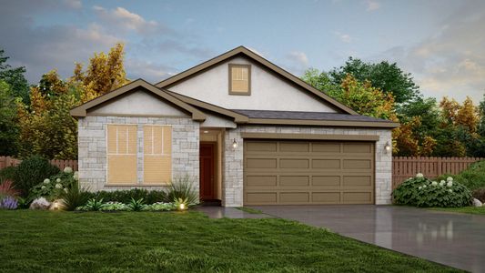 New construction Single-Family house 717 Willowbrook Ave, New Braunfels, TX 78130 plan Desert View - image