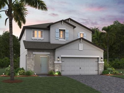 New construction Single-Family house 5950 Newberry Pines Ave, Wesley Chapel, FL 33545 null- photo 0