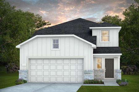 New construction Single-Family house 13332 Palm Frond, San Antonio, TX 78245 plan Fentress - image