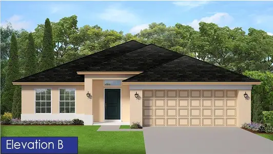 New construction Single-Family house 12468 Langley Dr, Unit Lot 84, Spring Hill, FL 34609 plan 2020 - image
