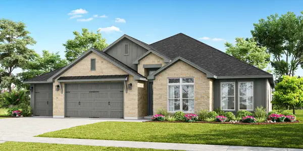 New construction Single-Family house 3062 Bella Vita Dr, Nolanville, TX 76559 plan Coffee Mill Creek - image