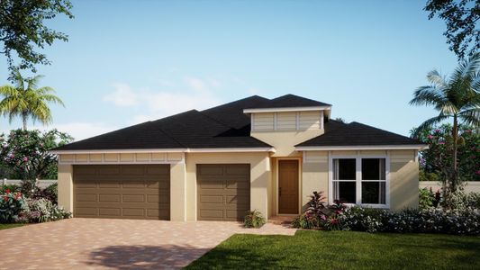 West Indies 2 Elevation | Oakton | Country Club Estates | New Homes in Palm Bay, FL | Landsea Homes