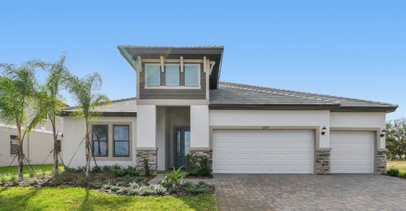 New construction Single-Family house 12505 White Blossom Ct, Parrish, FL 34219 plan Sapphire - image