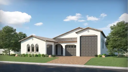 New construction Single-Family house 23016 E Stirrup St, Queen Creek, AZ 85142 plan Explorer Plan 5583 - image