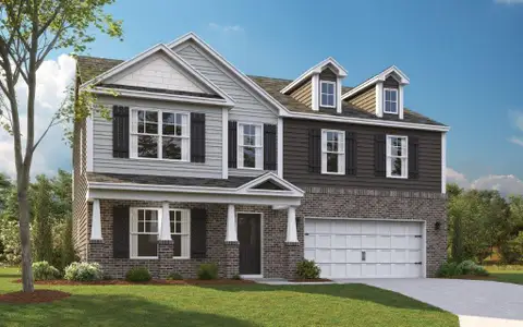 New construction Single-Family house 8315 Watercolour Ln, Ooltewah, TN 37363 plan Columbia - image
