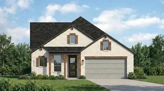 New construction Single-Family house Celina, TX 75009 plan Brent - image