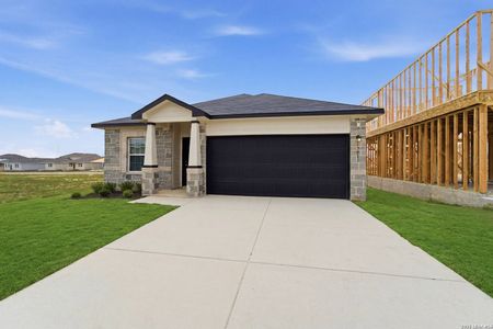 New construction Single-Family house 13011 Audrey Hbr, Von Ormy, TX 78073 plan Pedernales - image