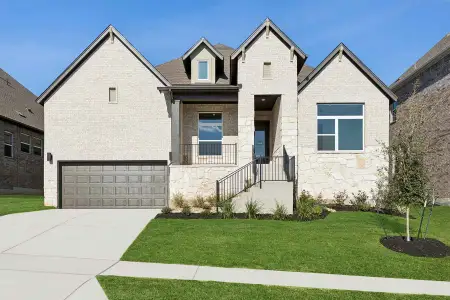 New construction Single-Family house 1805 Morning Mist Dr, Georgetown, TX 78628 plan The Jacksboro - image