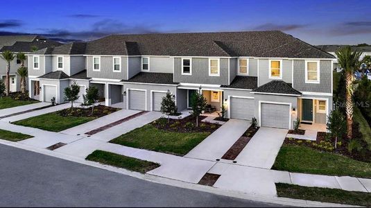 New construction Townhouse house 34254 Polacca Lane, Wesley Chapel, FL 33543 Jasmine- photo 0