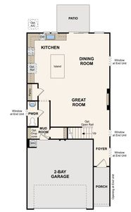 New construction Townhouse house 1271 Farmers Lp, Austell, GA 30106 plan Bradford - image