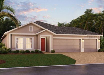 New construction Single-Family house 4098 Gooseberry Trail, Kissimmee, FL 34746 Kensington Flex- photo 0