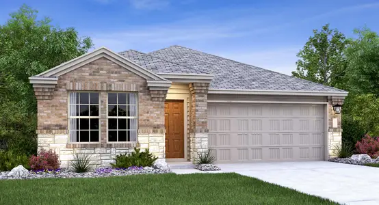 New construction Single-Family house 174 Cibolo Creek Lp, Bastrop, TX 78602 plan Duff - image