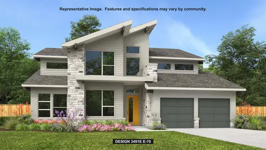 New construction Single-Family house 9501 Dingo Dr, Austin, TX 78744 plan 3491E - image